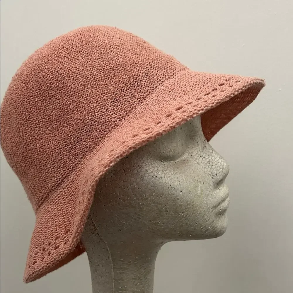 Marcus Adler Woven Dusty Rose Pink Women's Bucket Hat, O/S